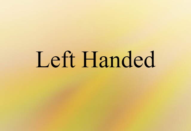 left-handed