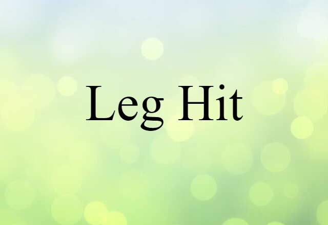 leg hit