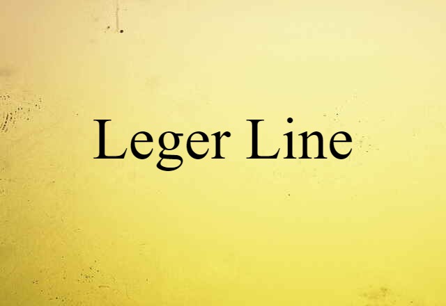 leger line