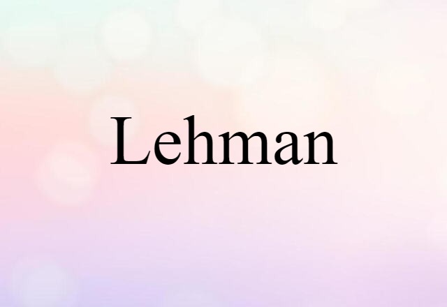 Lehman