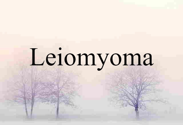 leiomyoma