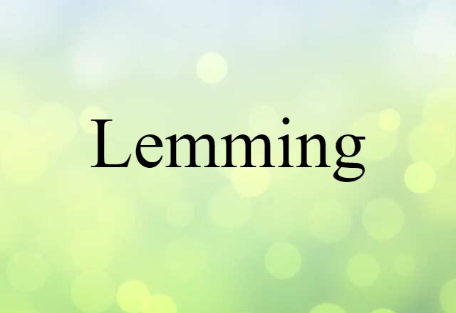 lemming