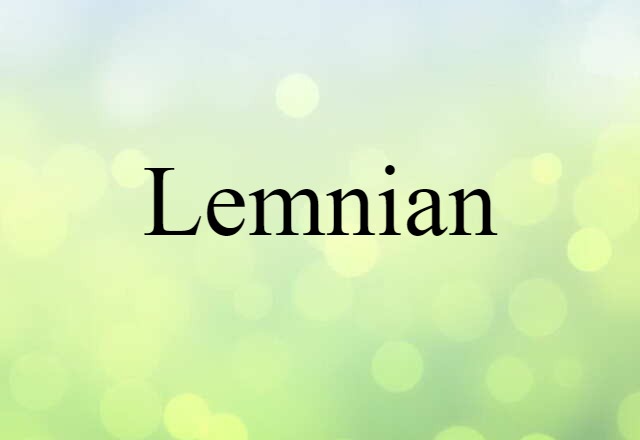 Lemnian