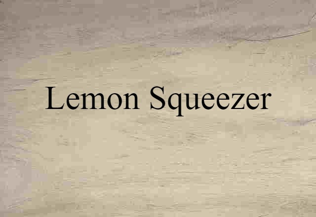 lemon squeezer