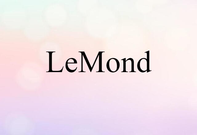 LeMond