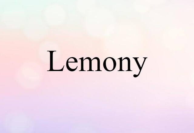 lemony