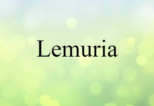 Lemuria