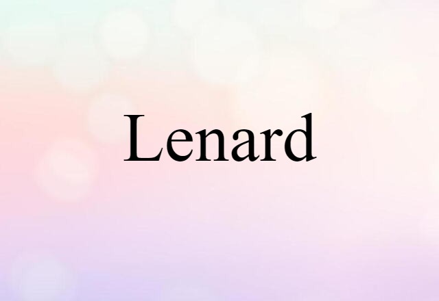 Lenard