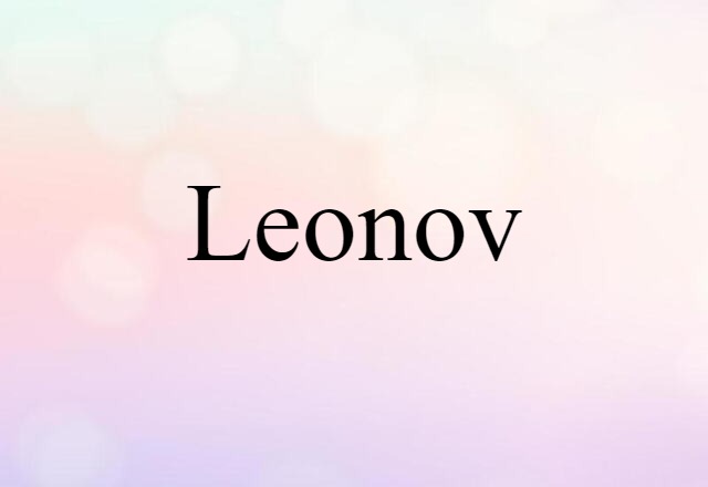 Leonov