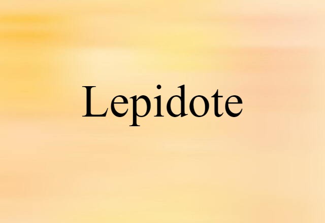 lepidote