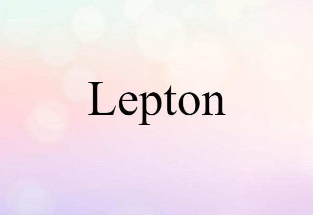 lepton