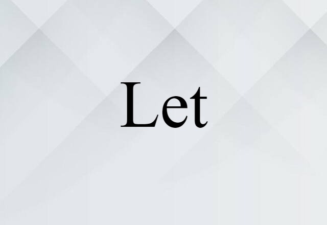 let