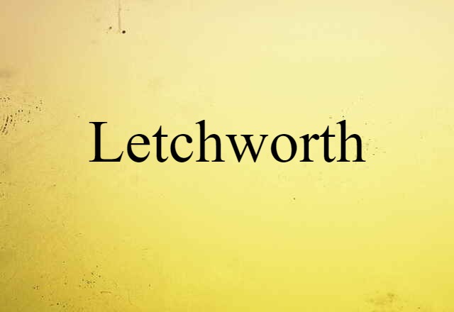 Letchworth