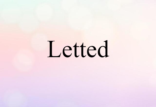 letted