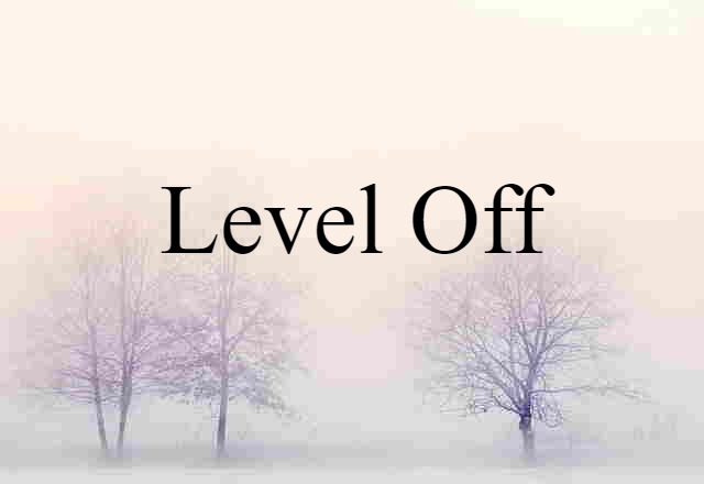 level-off