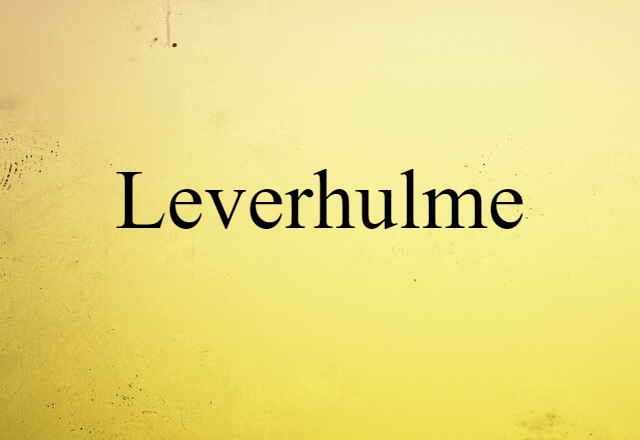 Leverhulme