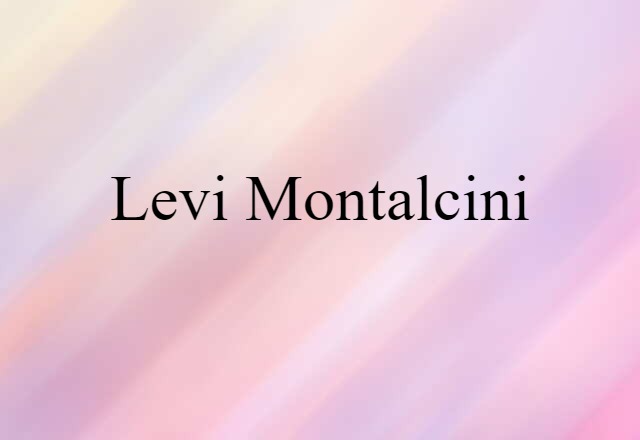 Levi-Montalcini