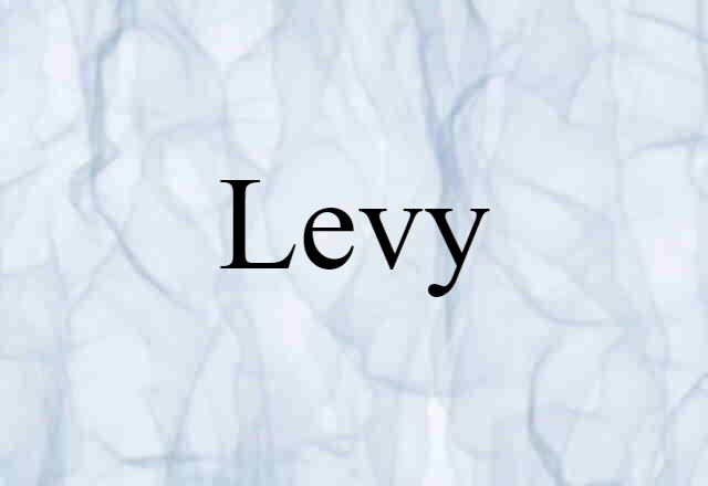 levy