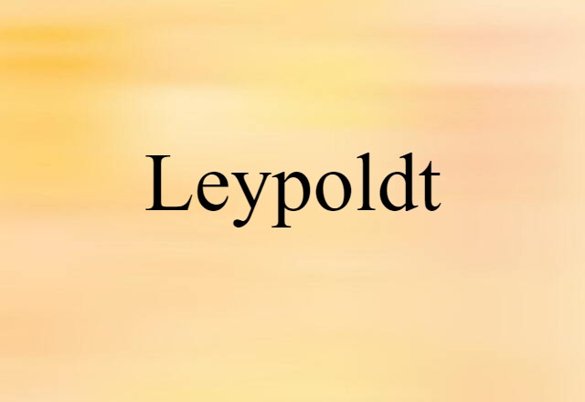 Leypoldt