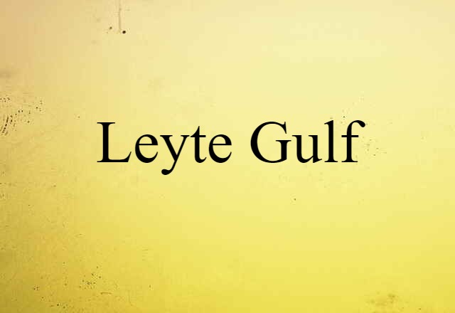 Leyte Gulf