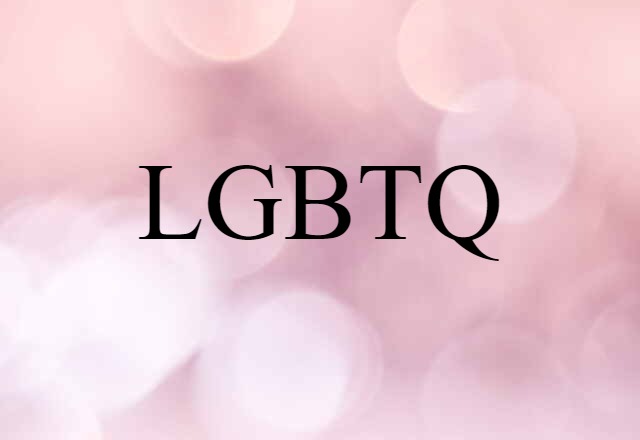 LGBTQ (noun) Definition, Meaning & Examples