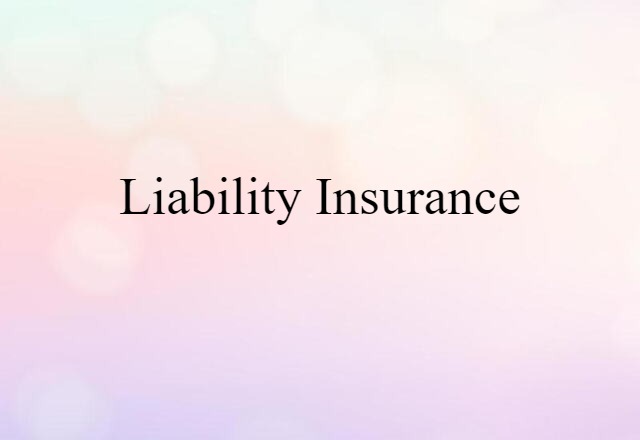 liability insurance