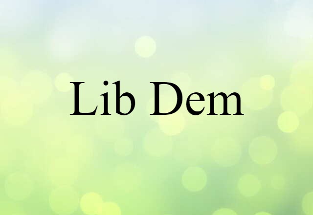 Lib Dem