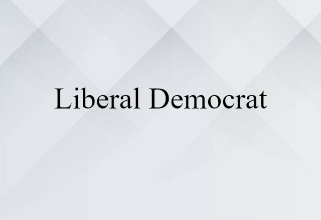 Liberal Democrat