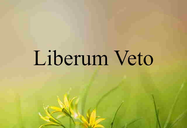 liberum veto