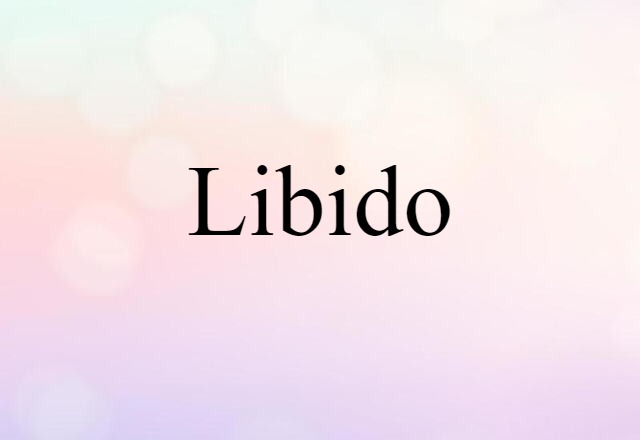 Libido (noun) Definition, Meaning & Examples