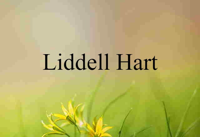 Liddell Hart