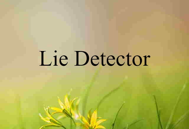 lie detector