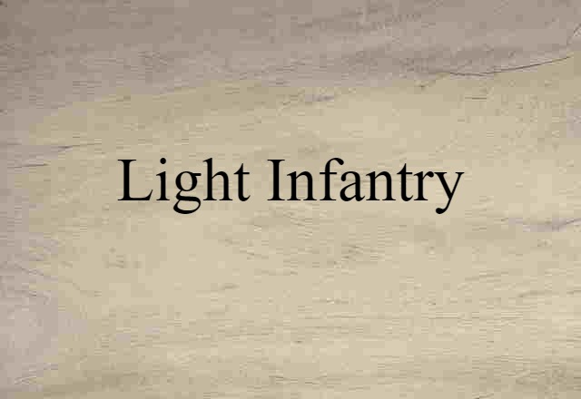 light infantry