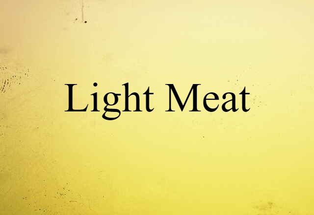 light meat