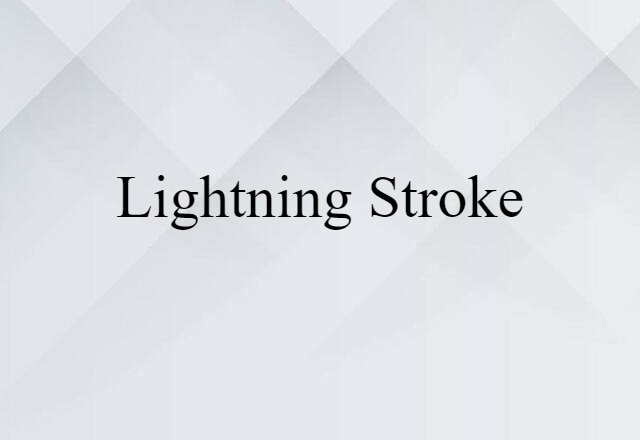 lightning stroke