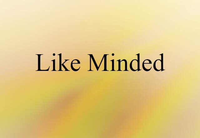 like minded