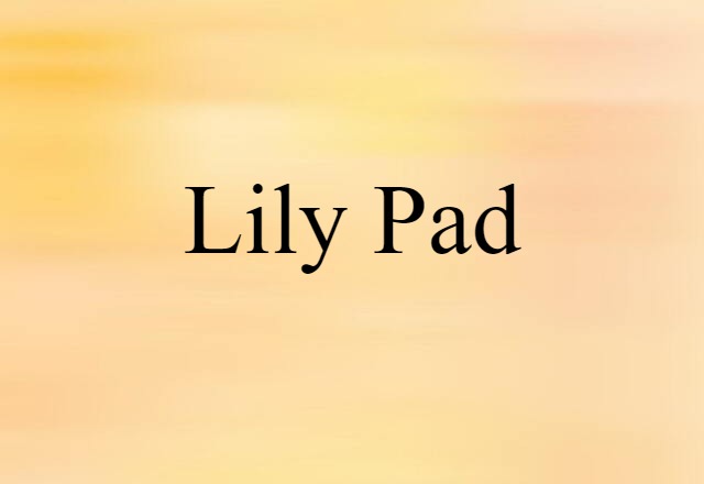 lily pad