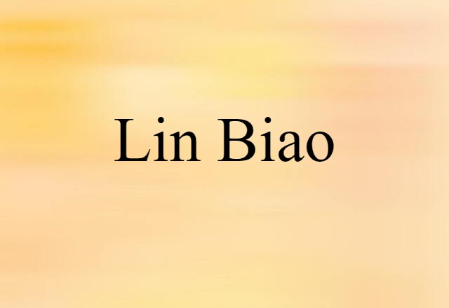 Lin Biao