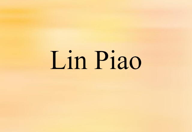 Lin Piao