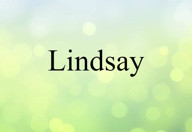 Lindsay