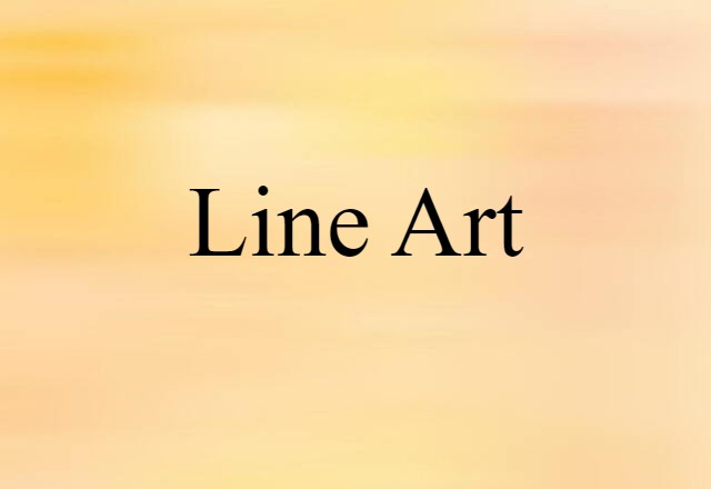 Line Art (noun) Definition, Meaning & Examples