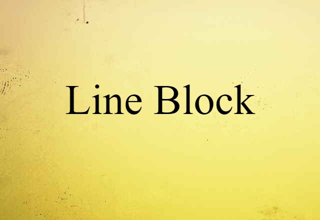 line block