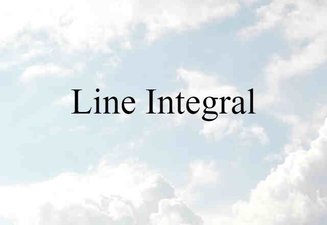 line integral