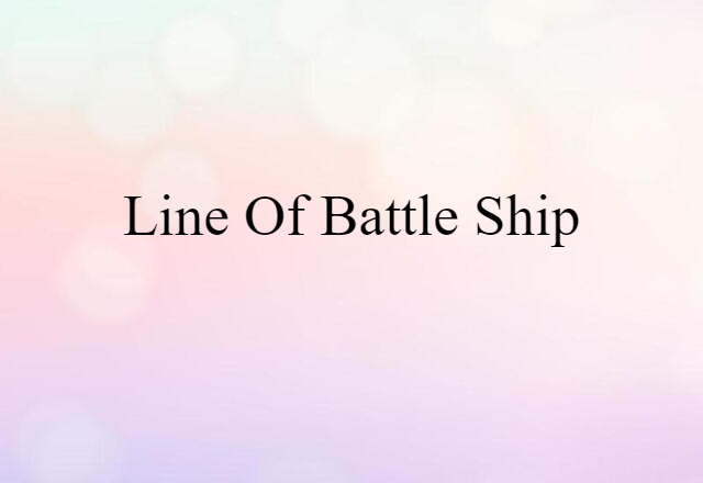 line-of-battle ship