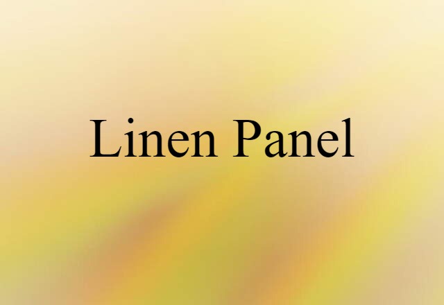 linen panel