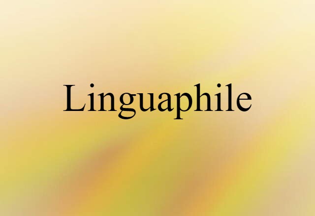 linguaphile