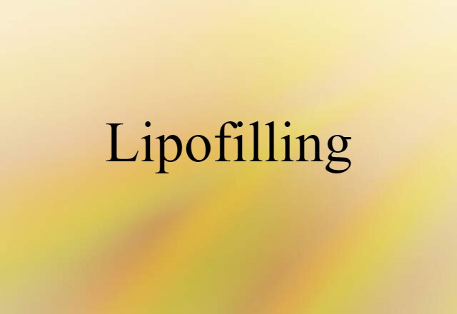 lipofilling