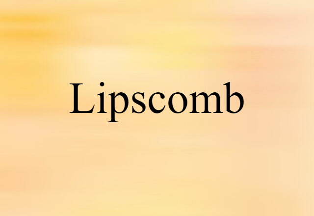 Lipscomb