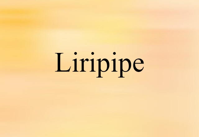 liripipe