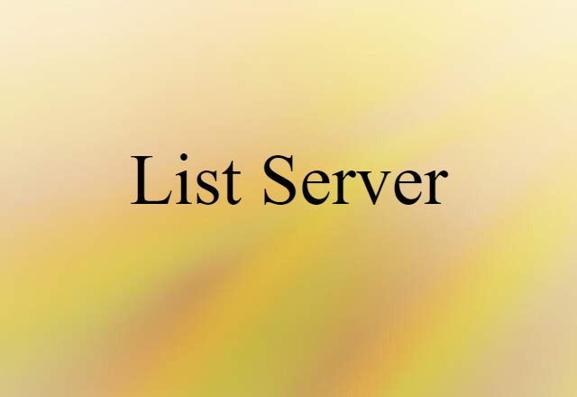 list server